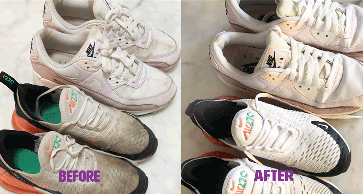 Before After Stain